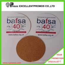 Best Selling Logo Printed Top Quality Cork Coaster (EP-C8270A)